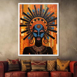 Tribal Mask 06 - Sakeem Gibbs - NicheCanvas