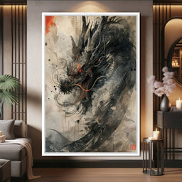 Ethereal Dragon's Maelstrom - NicheCanvas