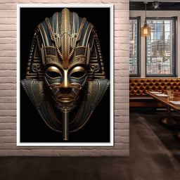 Regal Mask of the Golden Ruler - NicheCanvas