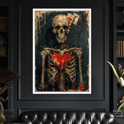 Romantic Skeleton 4 - NicheCanvas