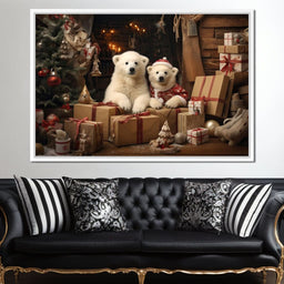 Christmas Spirit Bears - NicheCanvas