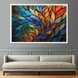 Mosaic Serenity Shadows - NicheCanvas