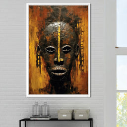 Tribal Mask 16 - Sakeem Gibbs - NicheCanvas