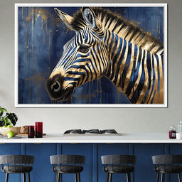 Gilded Zebra - NicheCanvas
