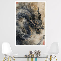 Mystic Dragon Tempest - NicheCanvas