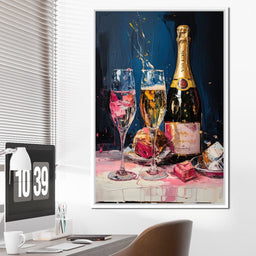 Champagne Radiance - NicheCanvas