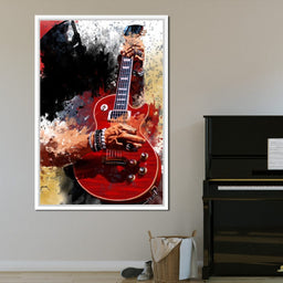 Slasher Electric Guitar - Abraham Szomor - NicheCanvas