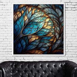 Mosaic Treescape - NicheCanvas