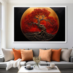 Scarlet Tree - NicheCanvas