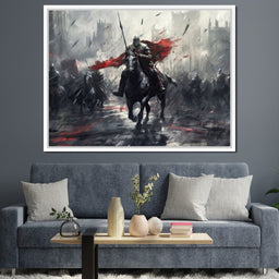 Majestic Warfare in Monochrome - NicheCanvas