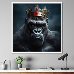 Gorilla Crown - Zenzdesign - NicheCanvas