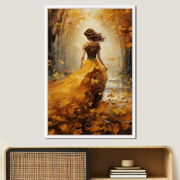 Amber Forest Promenade - NicheCanvas