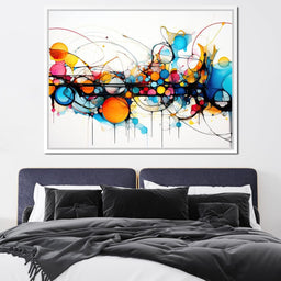 Symmetric Crimson Splendor - NicheCanvas