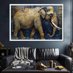 Gilded Elephant - NicheCanvas