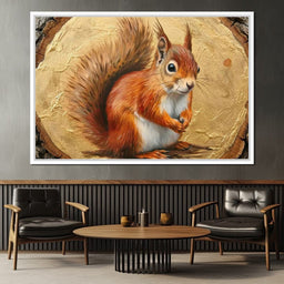 Squirrel Forest Charmer - NicheCanvas