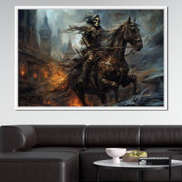 Skeleton Knight - Raven Blackwood - NicheCanvas