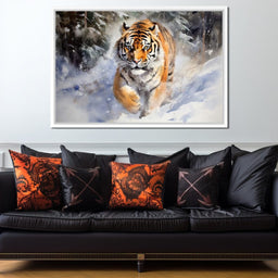 Winter Majesty in Stride - NicheCanvas