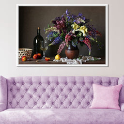 Lupines & Irises - NicheCanvas