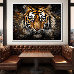 Midnight Tiger Majesty - NicheCanvas