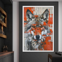 Urban Grey Wolf - NicheCanvas