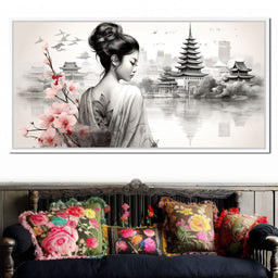 Ethereal Geisha Serenity - NicheCanvas