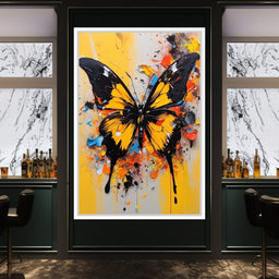 Whimsy of Fluttering Colors - NicheCanvas