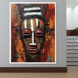 Tribal Mask 02 - Sakeem Gibbs - NicheCanvas