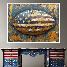 Patriotic Pigskin Overture - NicheCanvas