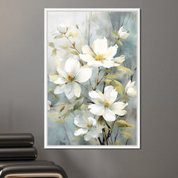 Ethereal Blooms in Mist - NicheCanvas