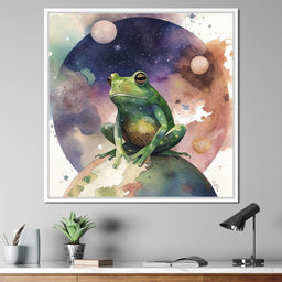 Frog - Astro Cruise - Ben Heine - NicheCanvas