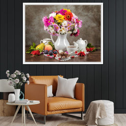 Flowers, Fruits, Chocolate & Coffee - NicheCanvas