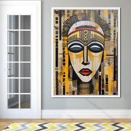 Tribal Mask 04 - Sakeem Gibbs - NicheCanvas