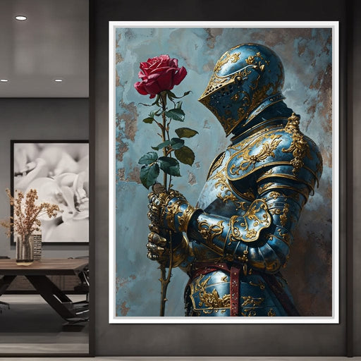 Knight of the Velvet Bloom Canvas Print