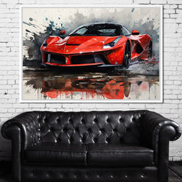 Car Collection 21 - Rider Art - NicheCanvas