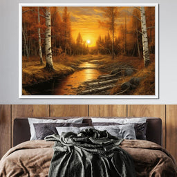 Silver Birch Forest - NicheCanvas