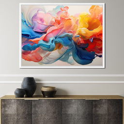 Blossom Swirl in Liquid Rose - NicheCanvas