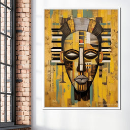 Tribal Mask 05 - Sakeem Gibbs - NicheCanvas