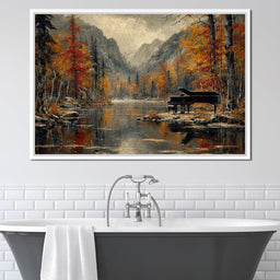 Autumn Serenade Reflections - NicheCanvas