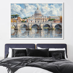Eternal Reflections of Rome - NicheCanvas