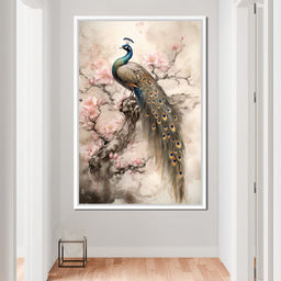 Longtailed Peacock - NicheCanvas