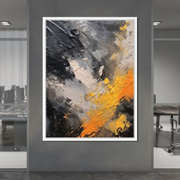 Abstract Onyx Radiance - NicheCanvas