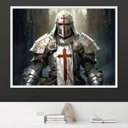 Knight of Sacred Hammer - Raven Blackwood - NicheCanvas