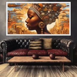 African Portrait Izula - Sakeem Gibbs - NicheCanvas