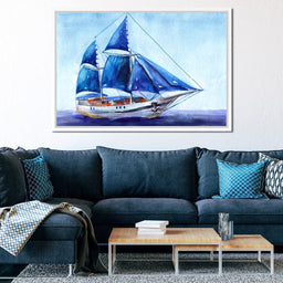 Blue Sails - NicheCanvas