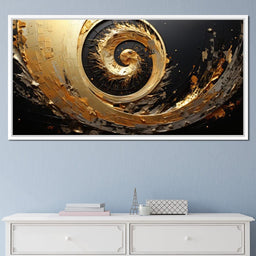 Abyssal Gold Vortex - Tanni Cylon - NicheCanvas