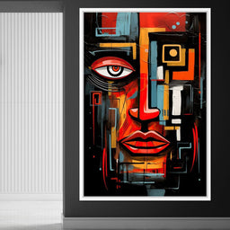 Twilight in Cubist Metropolis - NicheCanvas