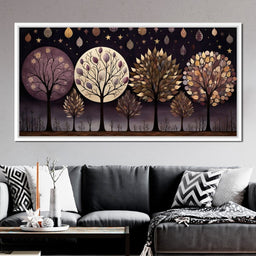 Violet Forest Seasons - NicheCanvas