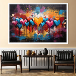 Dripping Spectrum of Love - NicheCanvas