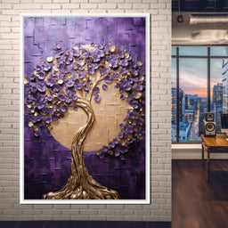 Golden Twilight in Nature Embrace - NicheCanvas