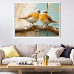 Sunlit Songbird Serenade - NicheCanvas